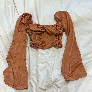 Orange Oh Polly Going Out Top